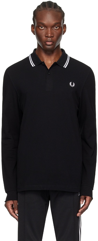 Photo: Fred Perry Black Striped Polo