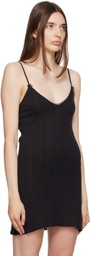 Cou Cou Black 'The Picot' Minidress