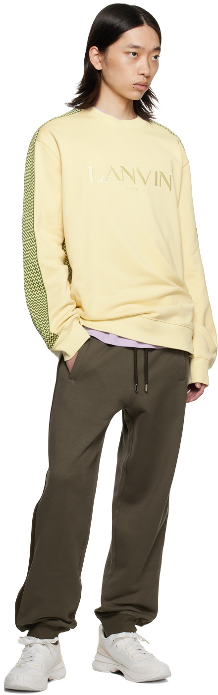 Lanvin Yellow Curb Side Sweatshirt