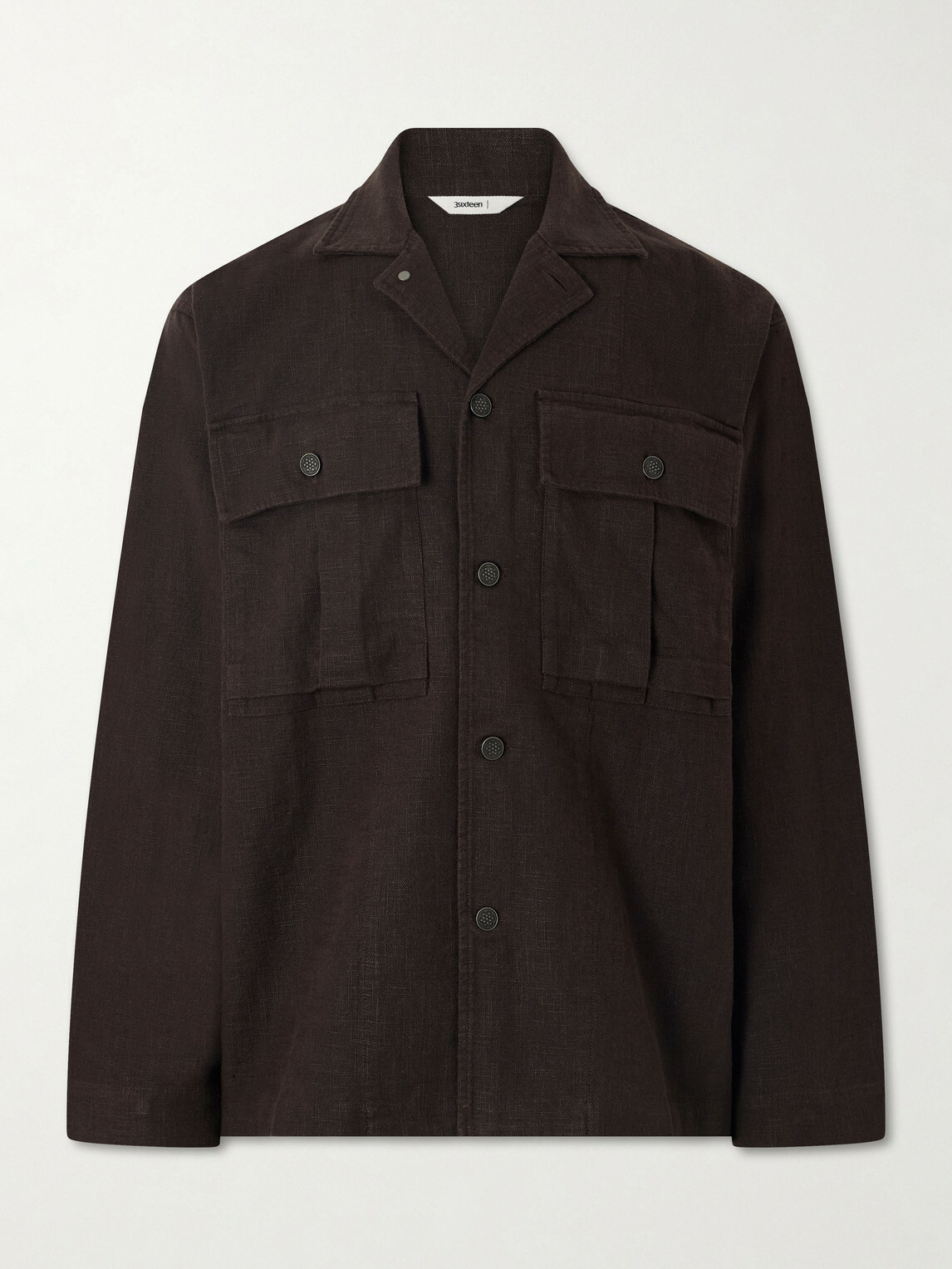 3sixteen - M43 Linen Overshirt - Brown
