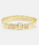 Suzanne Kalan 18kt gold tennis bracelet with diamonds