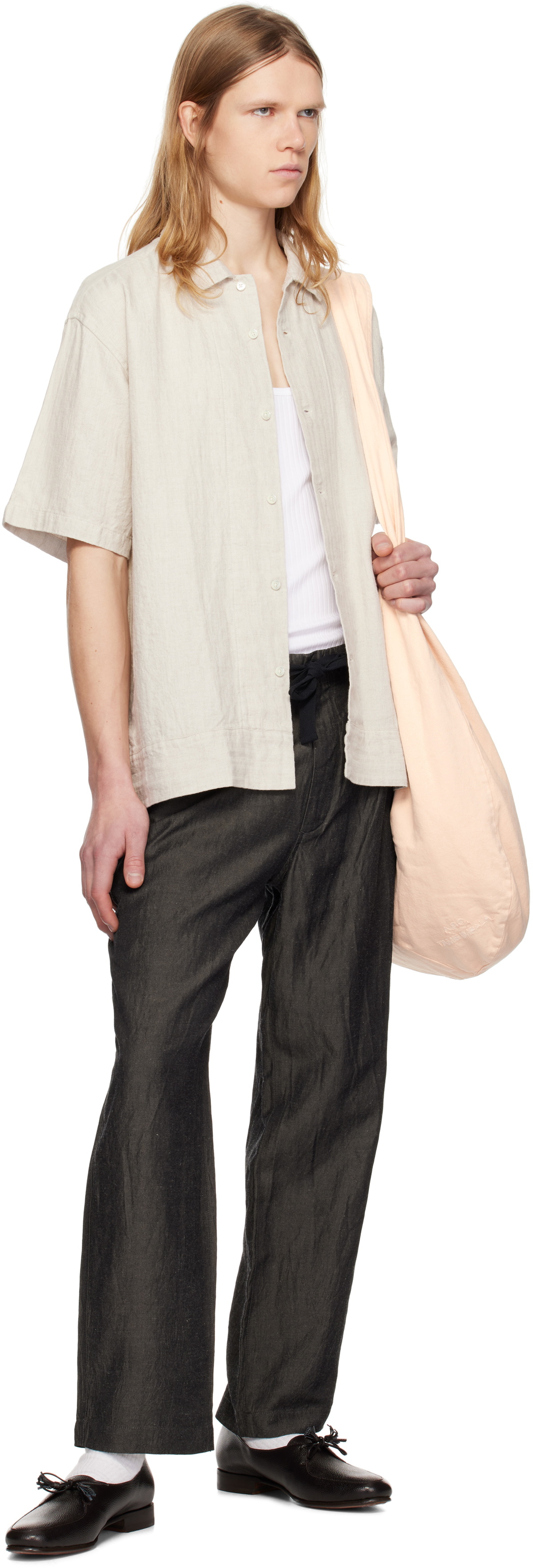 Pilgrim Surf + Supply Off-White Claude Short Sleeve Shirt