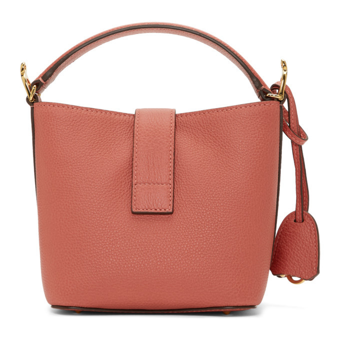 Mark Cross Pink Mini Murphy Bucket Bag