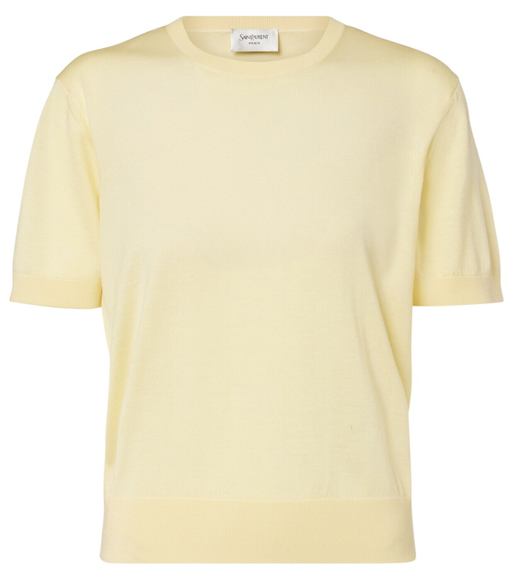 Photo: Saint Laurent Wool, cashmere, and silk sweater