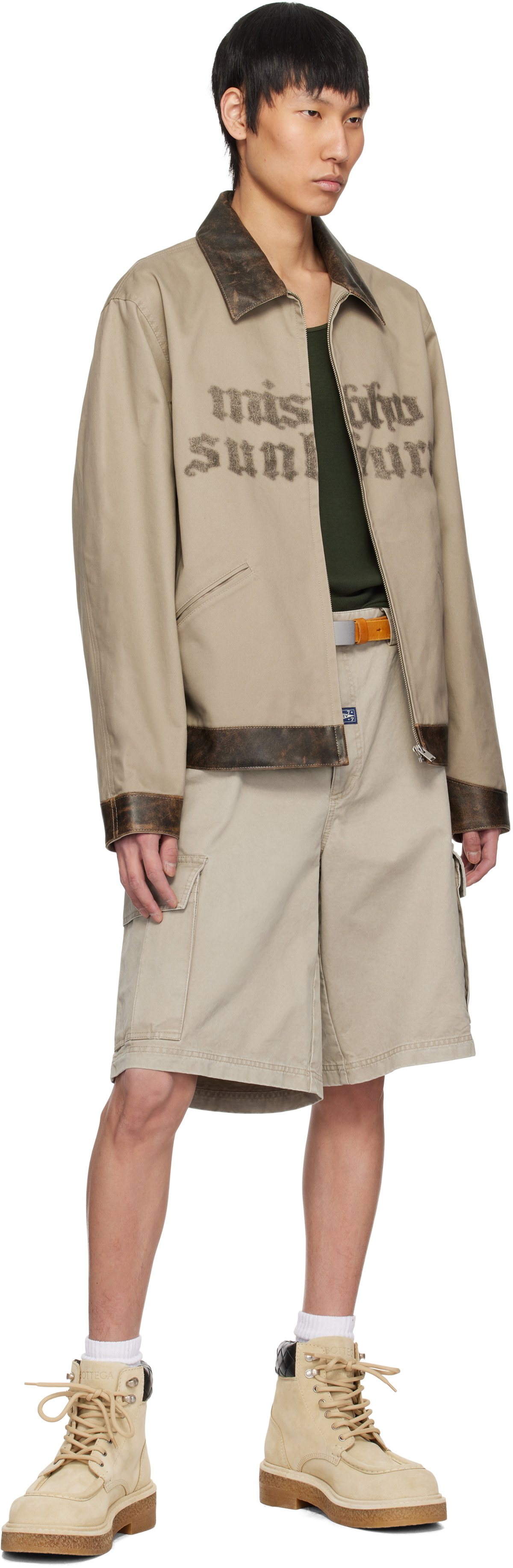 MISBHV Beige 'Sunburn' Work Jacket
