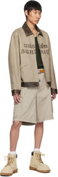 MISBHV Beige 'Sunburn' Work Jacket