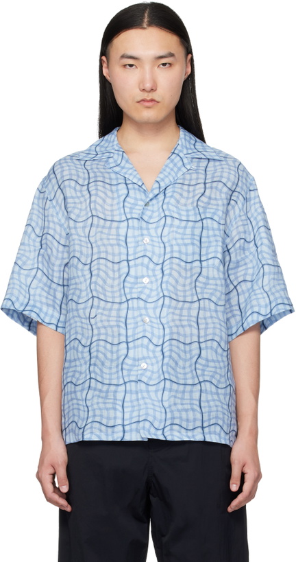 Photo: Marni Blue Checked Shirt