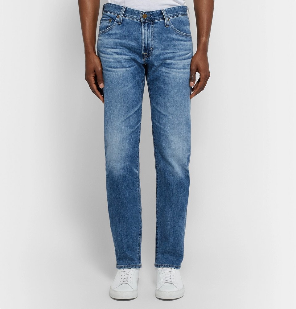 AG Jeans - Tellis Slim-Fit Stretch-Denim Jeans - Men - Mid denim AG Jeans