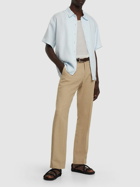 COMMAS - Oversize Linen Short Sleeve Shirt