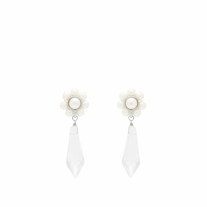 Photo: Shrimps Women's Frost Earrings in Cream/Silver