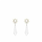 Shrimps Women's Frost Earrings in Cream/Silver
