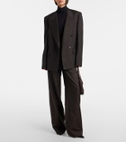 Gucci Pinstripe wool and mohair blazer