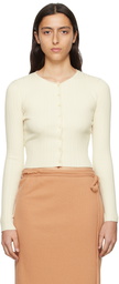 LESET Off-White Grace Cardigan