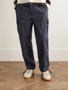 Pop Trading Company - Paul Smith Straight-Leg Logo-Embroidered Shell Cargo Trousers - Blue