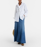 AG Jeans Tula denim maxi skirt