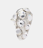 Acne Studios Asymmetric embellished earrings