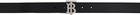 Burberry Black Leather Belt