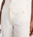 Etro Linen bootcut pants