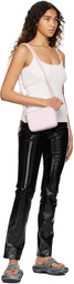 Courrèges Black Five-Pocket Vinyl Trousers
