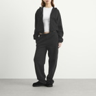 SKIMS Women's Cotton Fleece Classic Straight Leg Pant in Onyx