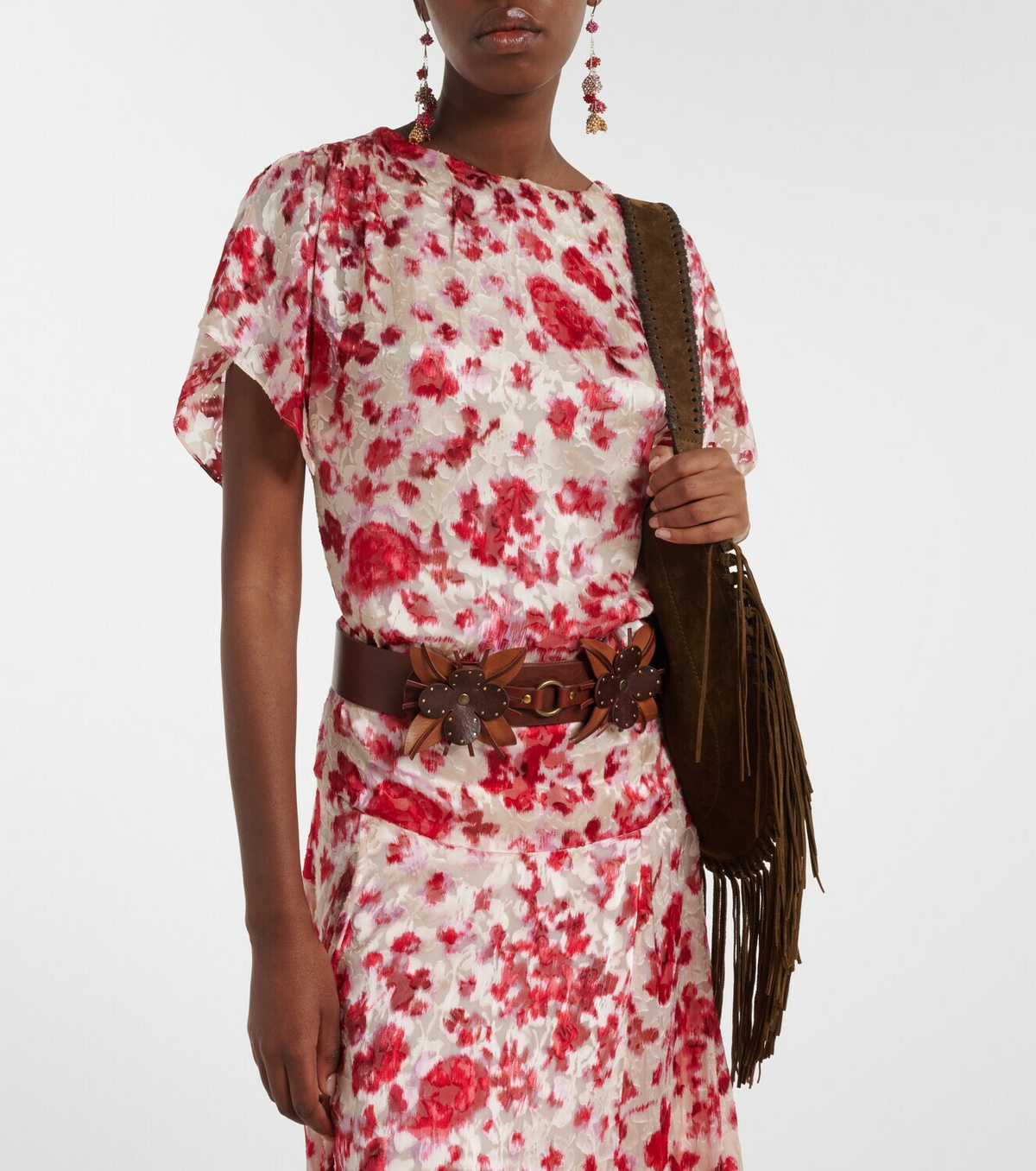 Isabel Marant Hervane floral jacquard top