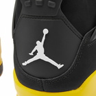 Air Jordan Men's 4 Retro Sneakers in Black/Tour Yellow