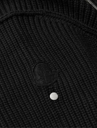 Moncler Genius - 6 Moncler 1017 ALYX 9SM Ribbed-Knit Half-Zip Sweater - Black