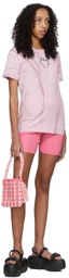 Marco Rambaldi Pink Viscose Shorts