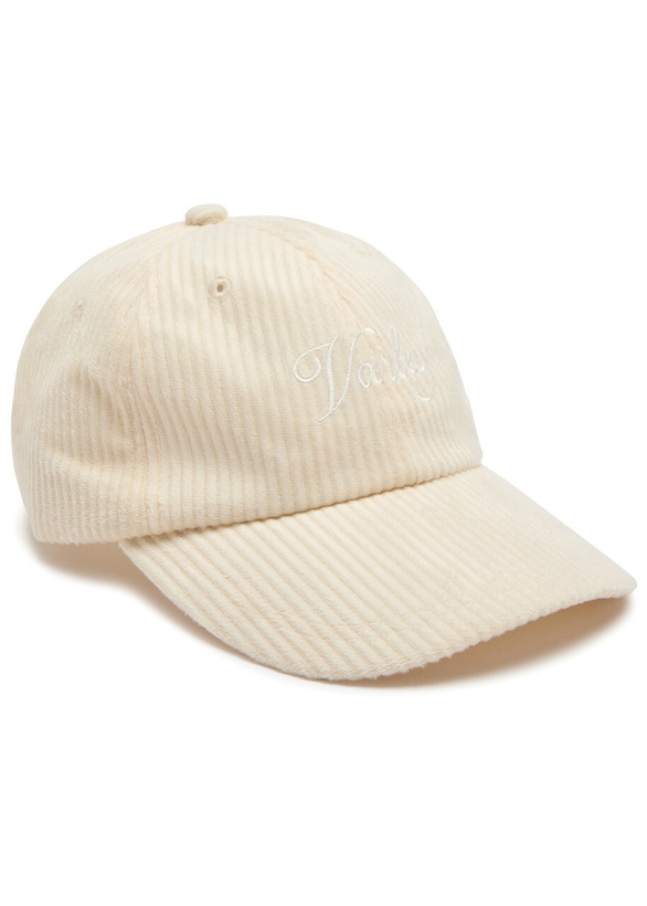 Photo: Varley Vickers Logo-embroidered Corduroy cap - Cream - One Size
