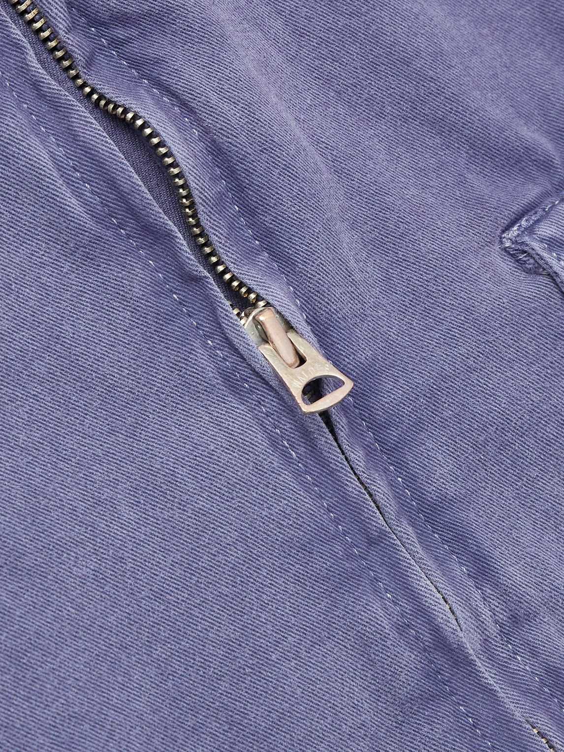 Remi Relief - Cotton-Twill Blouson Jacket - Blue