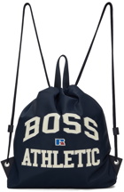 Boss Navy Russell Athletic Edition Drawstring Backpack