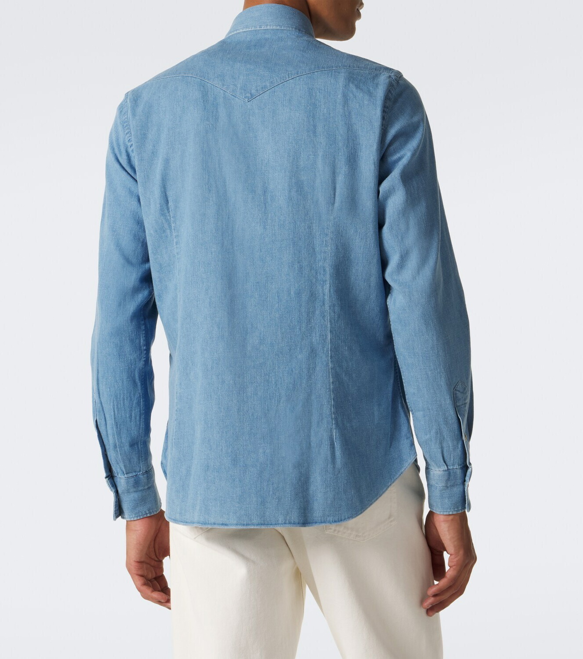 Eleventy Denim Western shirt