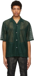 Needles Green Cabana Shirt