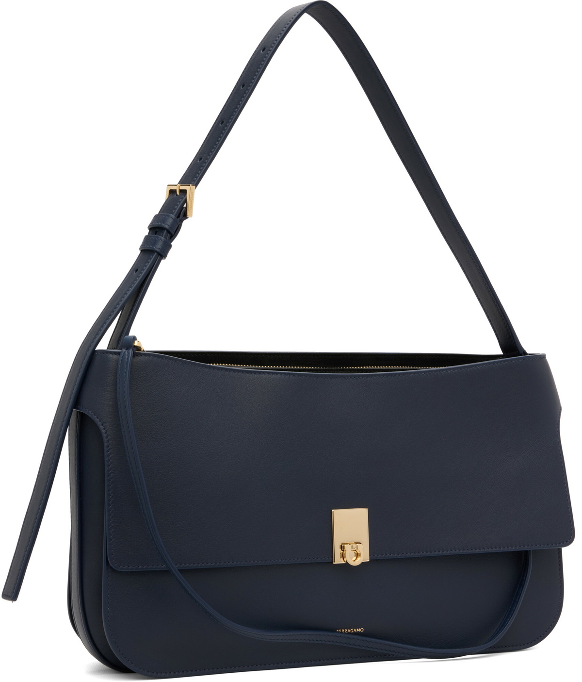 Ferragamo Navy Cara S Bag