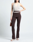 Andreādamo Womens Pants in Dark brown