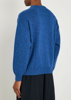 Begg & CO Hugo Melange Cashmere Sweatshirt Blue