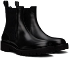 Valentino Garavani Black Beatle Chelsea Boots