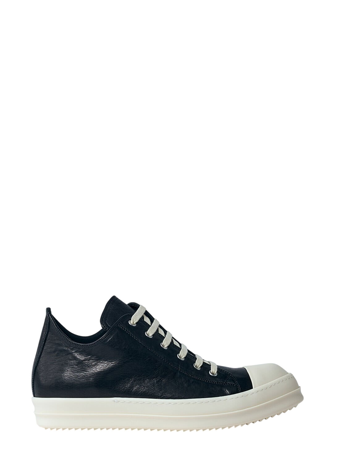 Rick Owens Black Pirarucu Geobasket High-Top Sneakers Rick Owens
