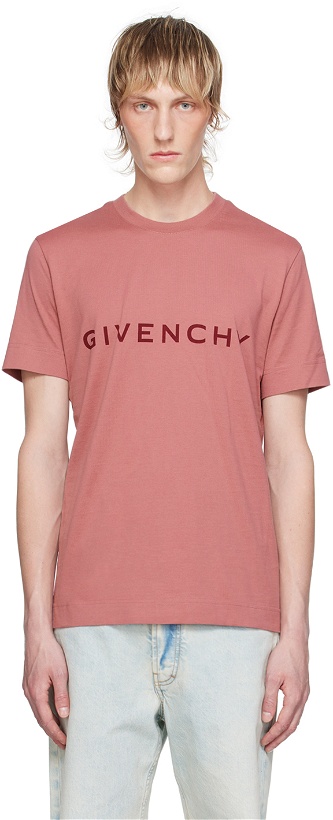 Photo: Givenchy Pink Slim Fit T-Shirt