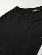 MSFTSrep - Printed Cotton-Jersey T-Shirt - Black