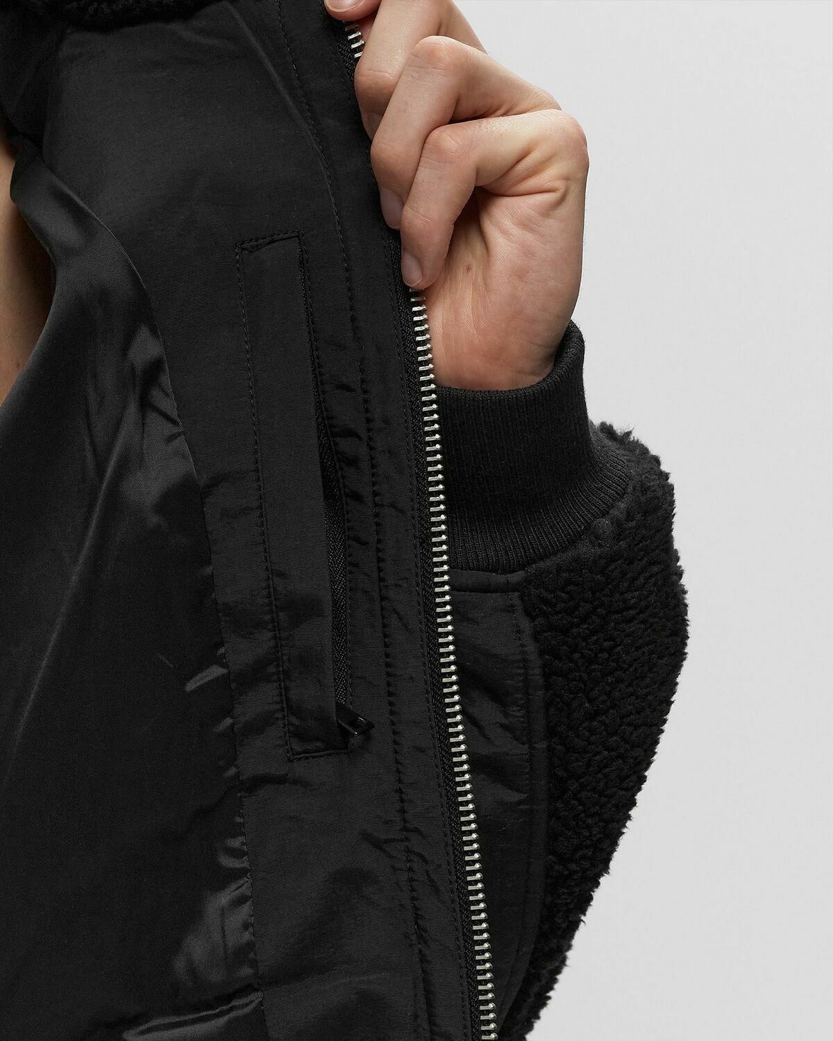 Maison Kitsune Flash Fox Fleece Jacket Black Fleece Jackets Maison 