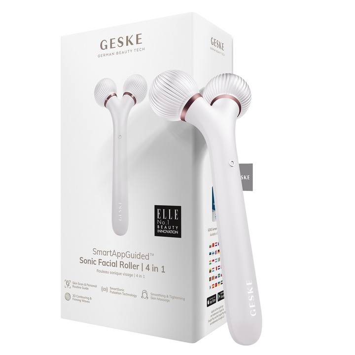 Photo: GESKE Sonic Facial Roller | 4 in 1 Tools & Brushes 4099702001664