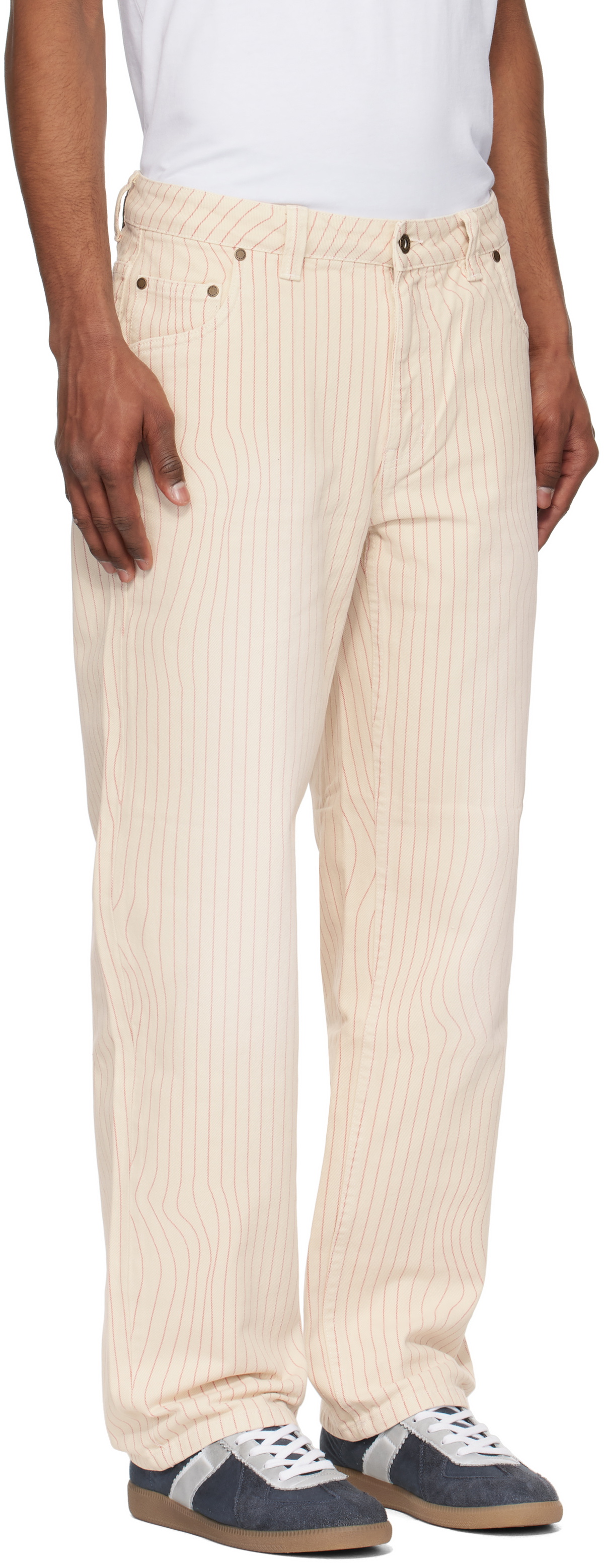 Dime Off-White Classic Relaxed Jeans