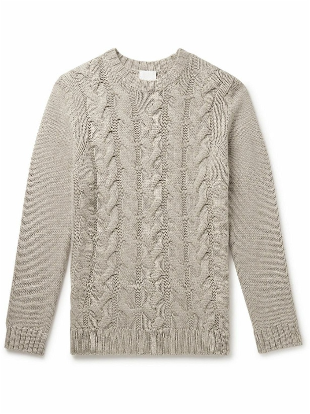 Photo: Allude - Cable-Knit Cashmere Sweater - Neutrals