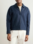 Lardini - Travis Linen-Canvas Jacket - Blue