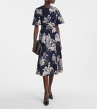 Altuzarra Kirsty printed cotton-blend wrap dress