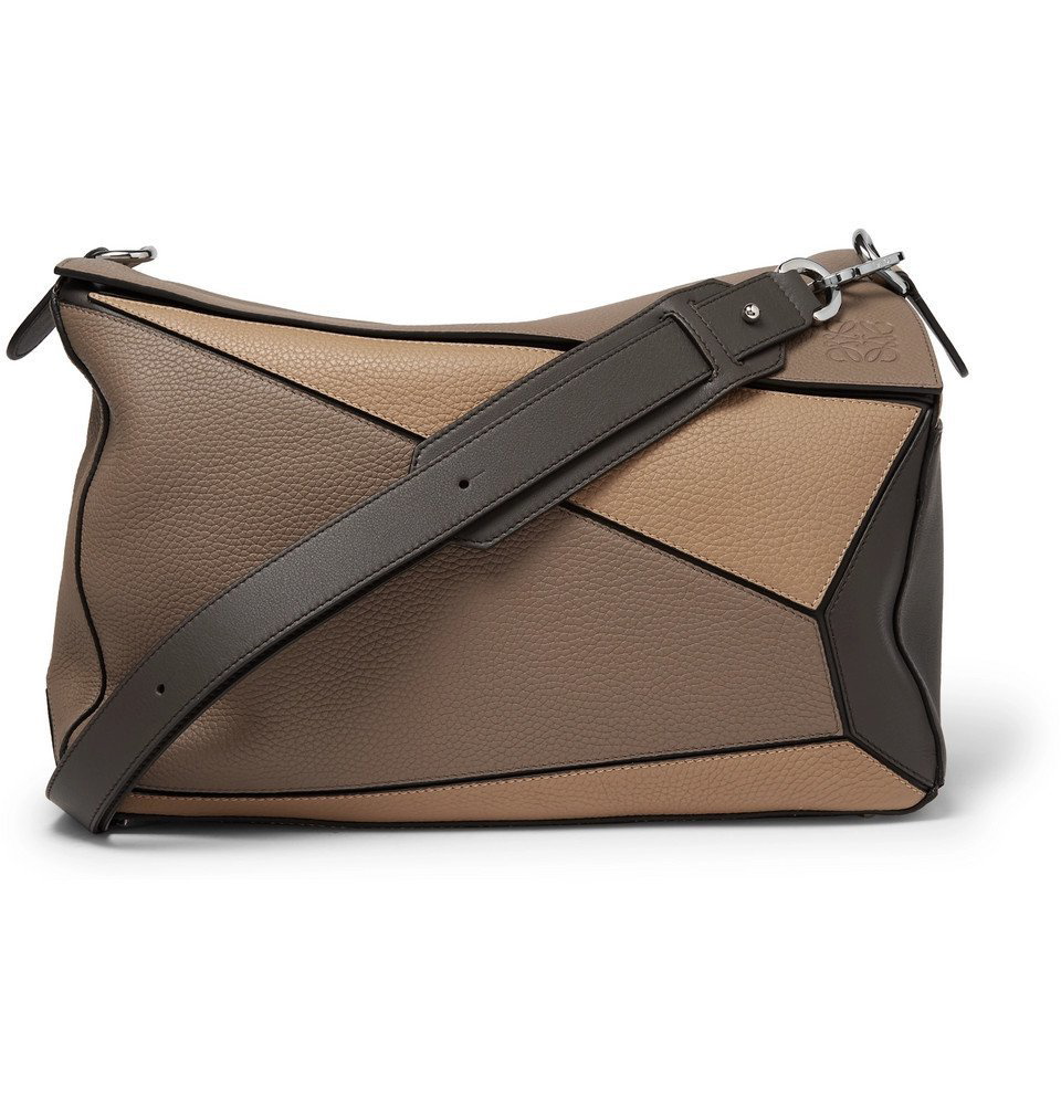 Loewe Large Puzzle Edge Bag in Brown for Men