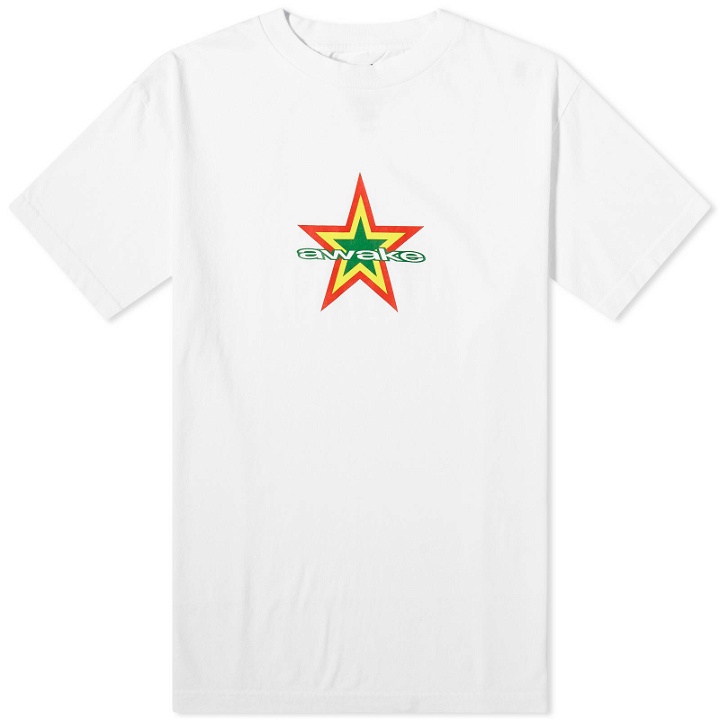 Photo: Awake NY Men's Star Logo T-Shirt in White