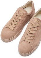 Tods Panelled Suede Sneakers Light Pink