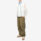 Moncler Grenoble Men's Reversible Polartech Fleece Gilet in White